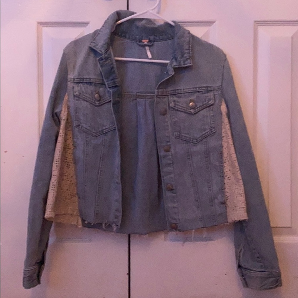 free people denim jacket